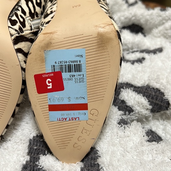 Guess Cow Hair Stiletto Booties - Picture 9 of 10